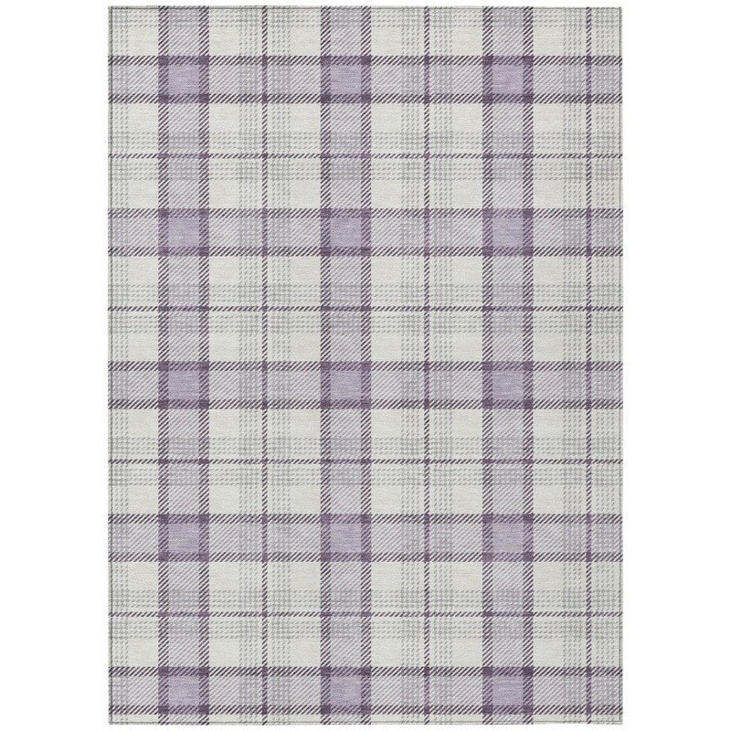 Zinara Purple Washable Indoor-Outdoor Rug