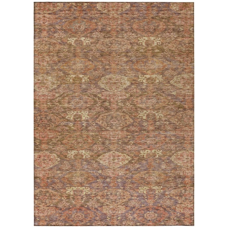 Ambray Brown Washable Indoor-Outdoor Rug