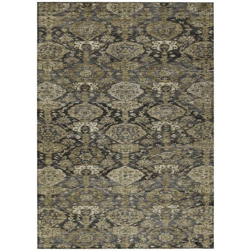 Ambray Gray Washable Indoor-Outdoor Rug