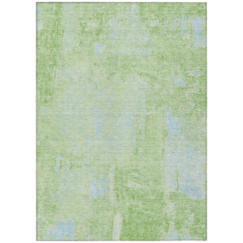 Aria Green Washable Indoor-Outdoor Rug