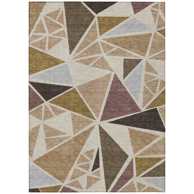 Aristea Beige Washable Indoor-Outdoor Rug