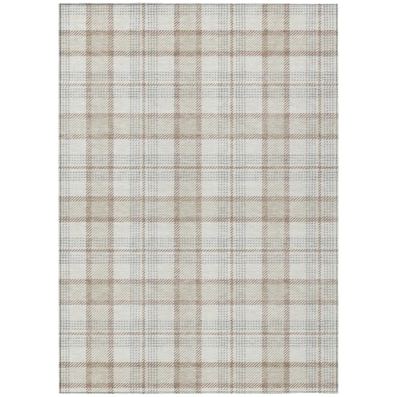 Zinara Ivory Washable Indoor-Outdoor Rug