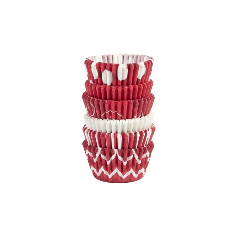 Baking Cups Mini Tube 150Ct Holiday