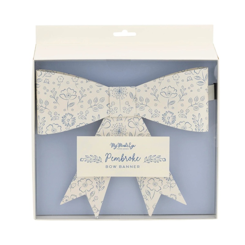 Pembroke Floral Bow Banner