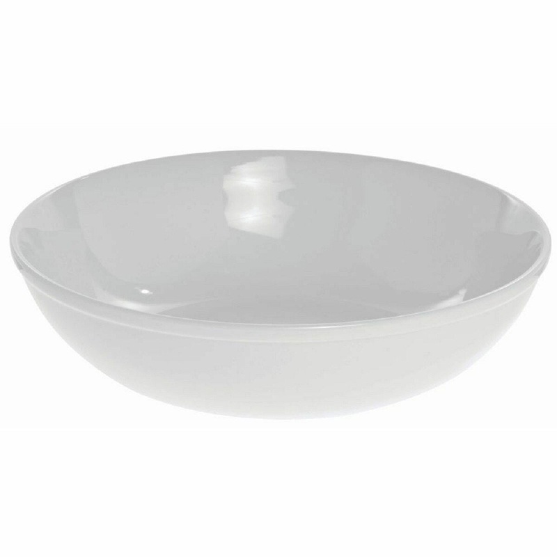 3 Qt White Porcelain Serving Bowl