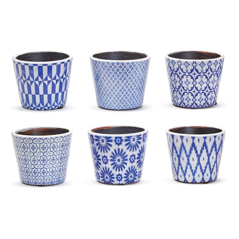 Terracotta Pot Indigo 5.5″