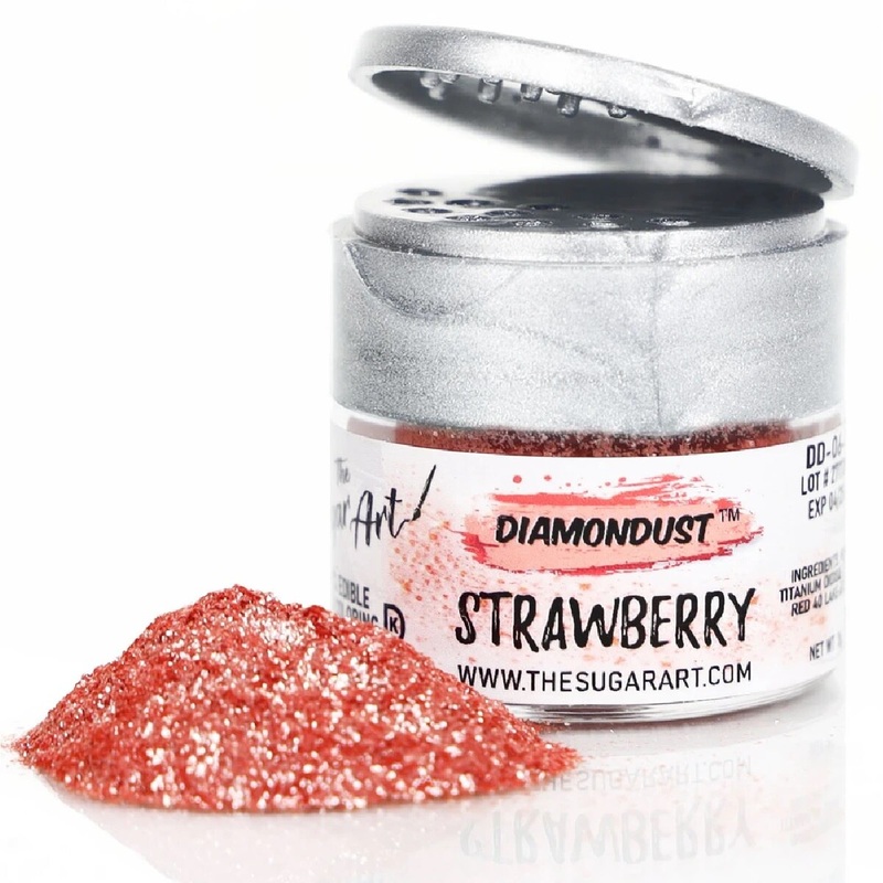 Diamond Dust Edible Glitter – Strawberry
