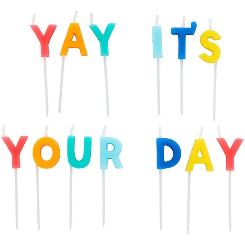 Yay It’s Your Day” Candle Set – 13-Pieces