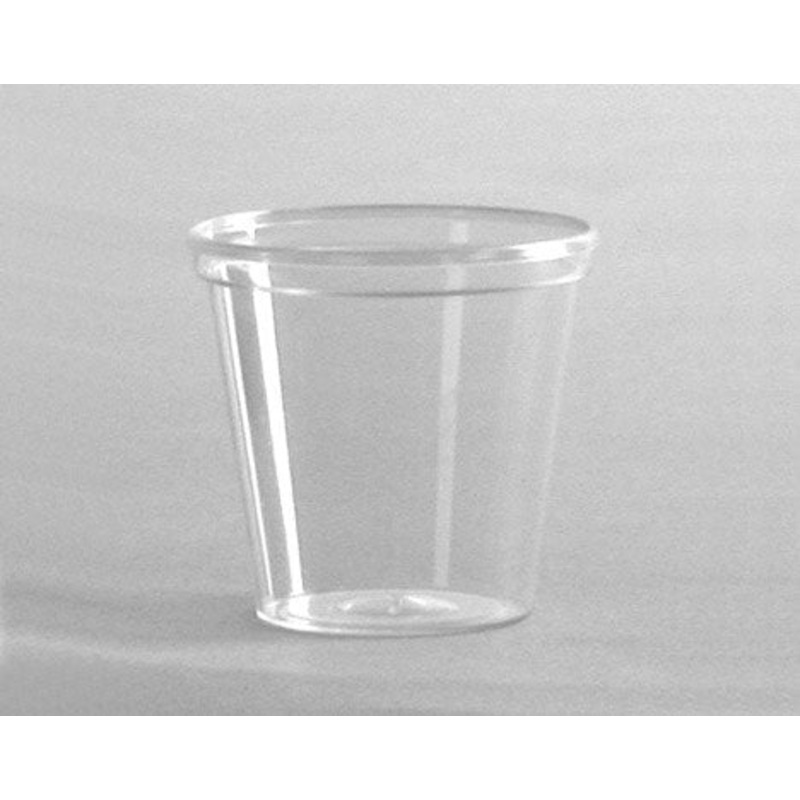 1 oz. Clear Plastic Portion Cup – Pack of 50