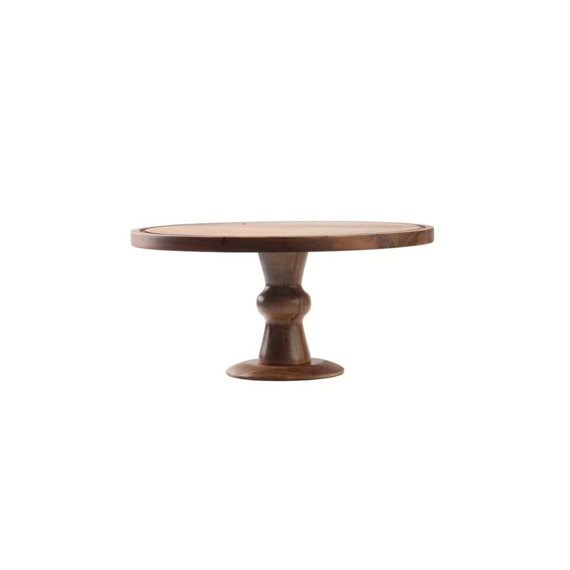 12″x 6″ Wood Cake Stand