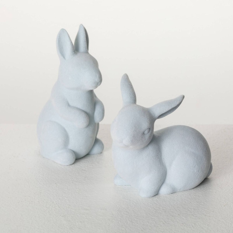 Baby Blue Bunny Figurine