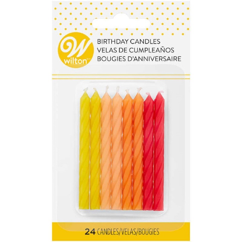 Wilton Ombre Birthday Candles
