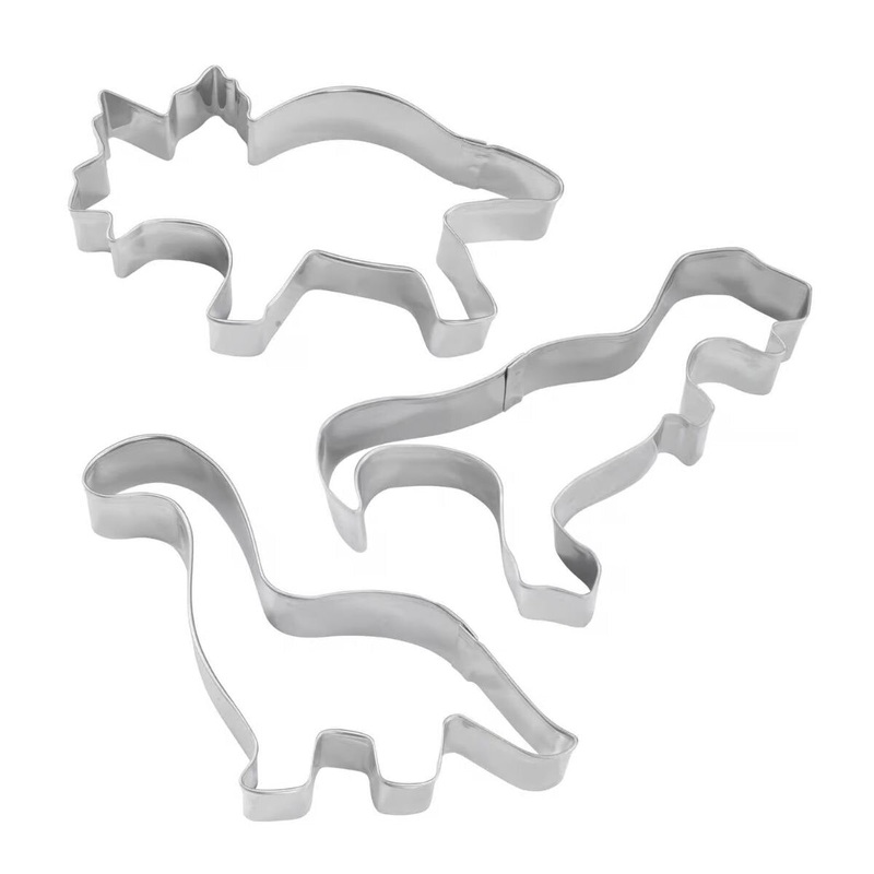 3-pc Dino Cookie Cutter