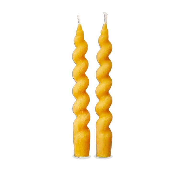 7″ Twist Candle Beeswax
