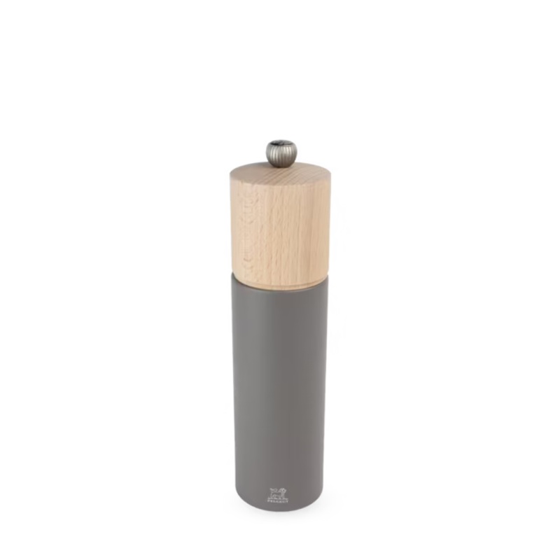 8″ BOREAL Beechwood Pepper Mill- Rock Grey