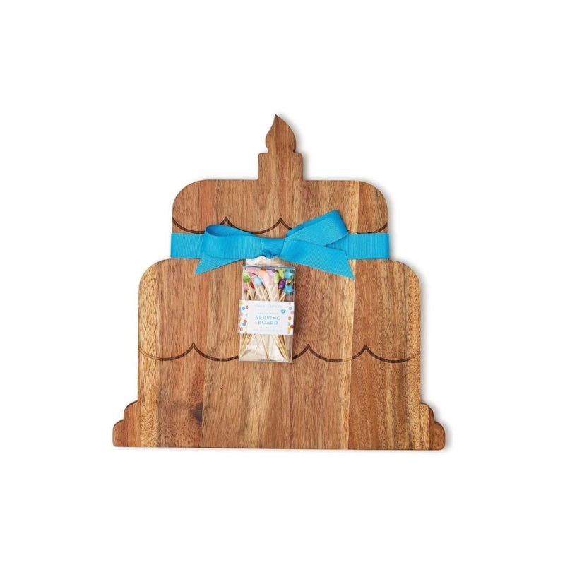 Birthday Cake Board w/Picks 20pk