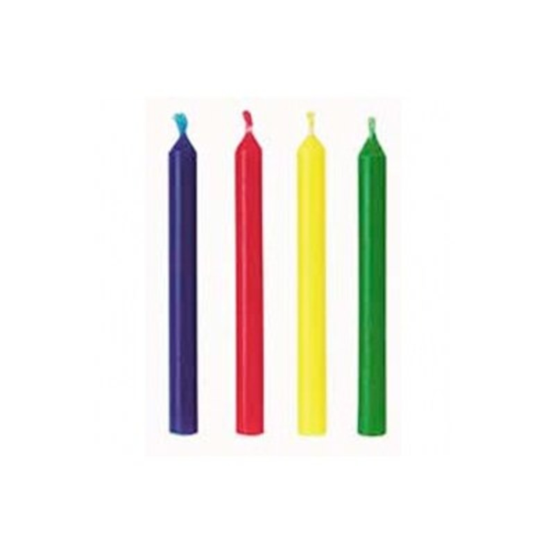Wilton Rainbow Colors Round Candles – 24 Pk
