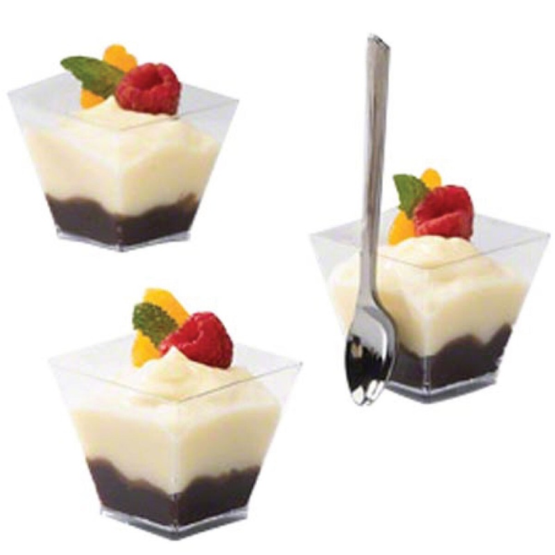 WNA Petites Plastic Square Cup 1.75 Oz. – 40 Count