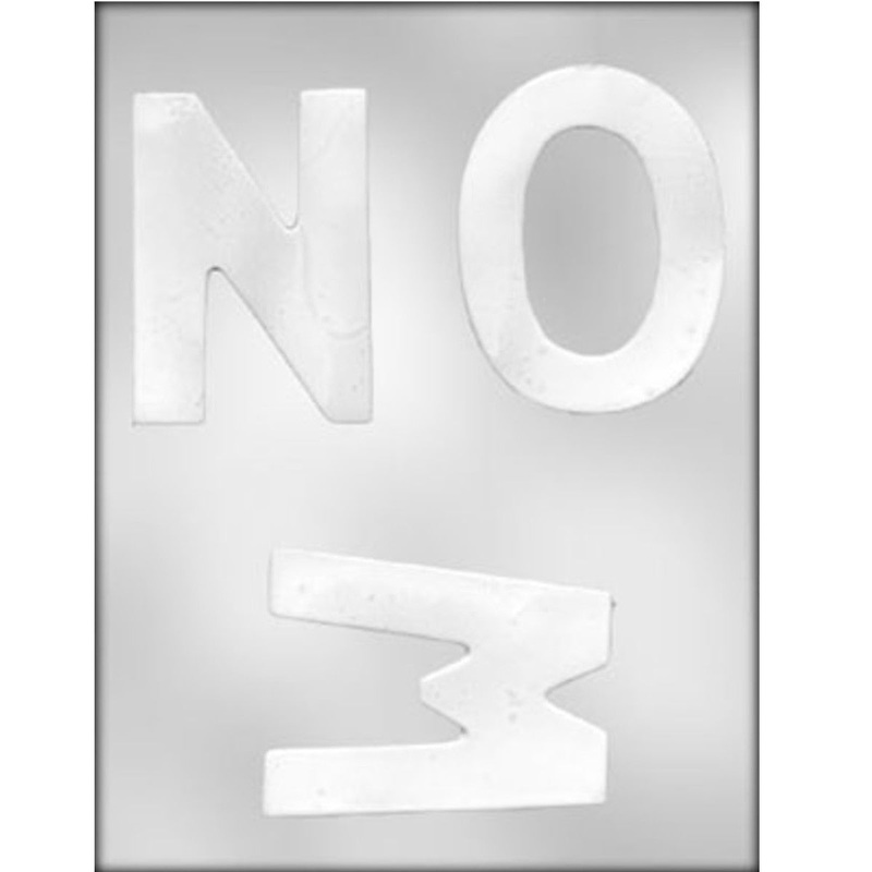 4″ Letter (M and W,N,O) Chocolate/Candy Mold 90-14254