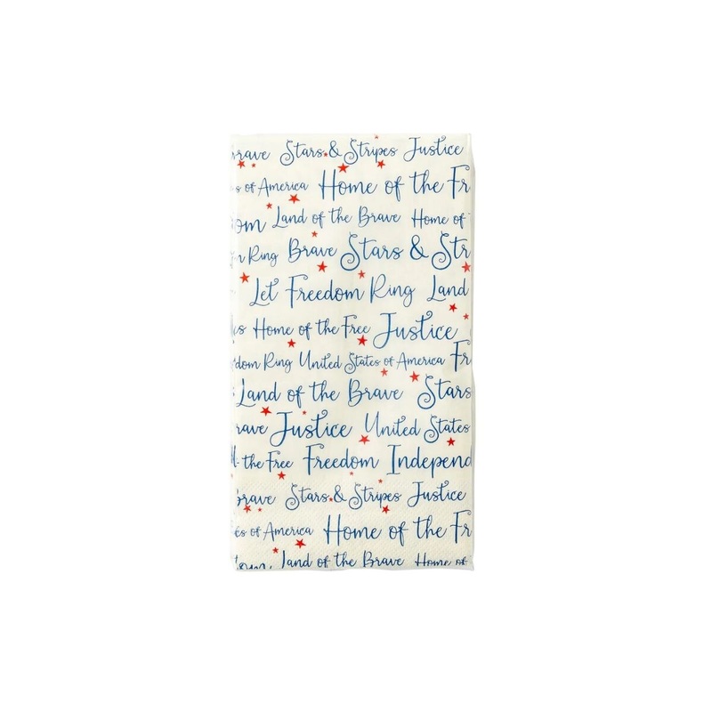 Americana Words Guest Towel Napkin