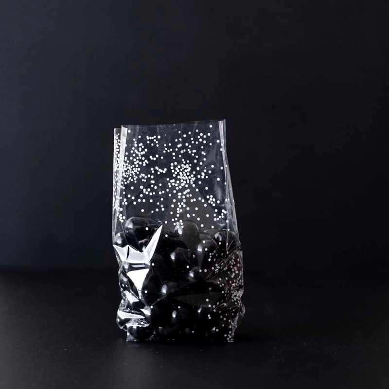 White Sprinkle Cellophane Bag – C2