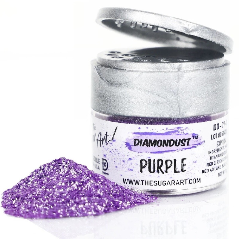 Diamond Dust Edible Glitter – Purple