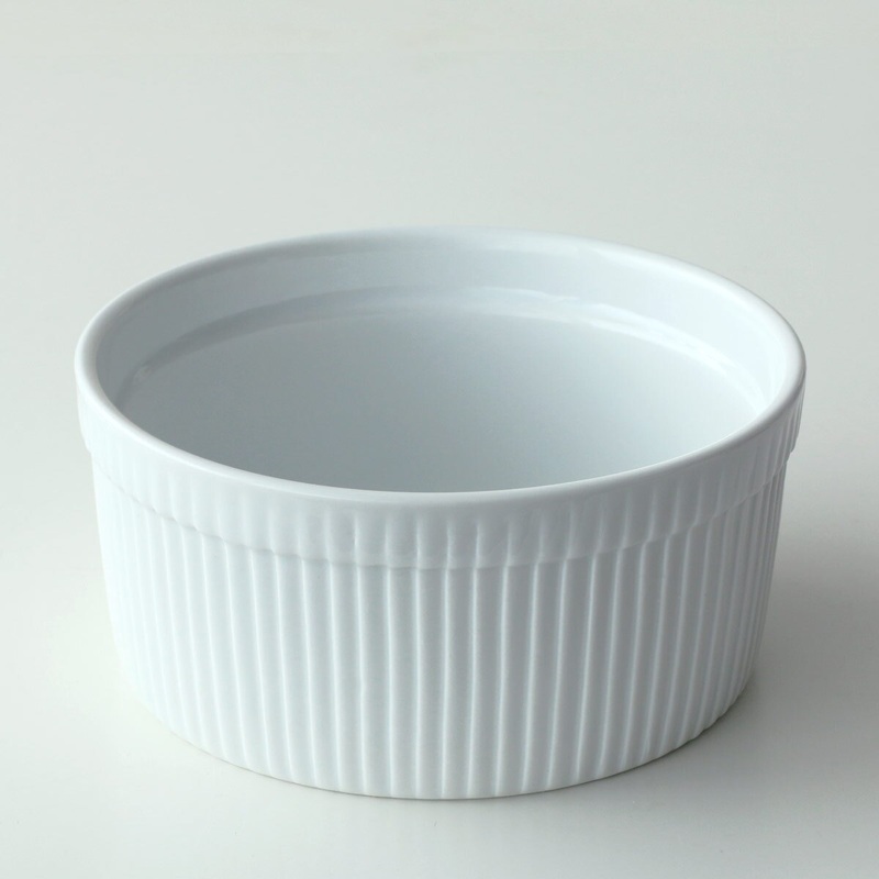 White Souffle Dish – 1 Quart