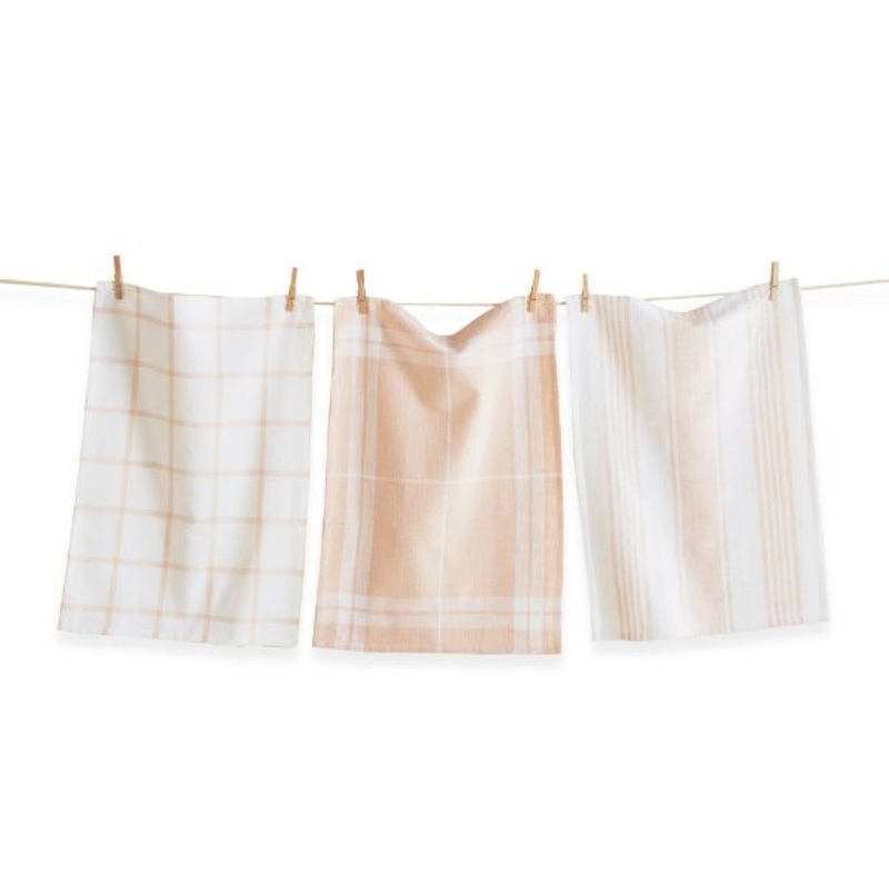 3-piece Blush Dish Towel