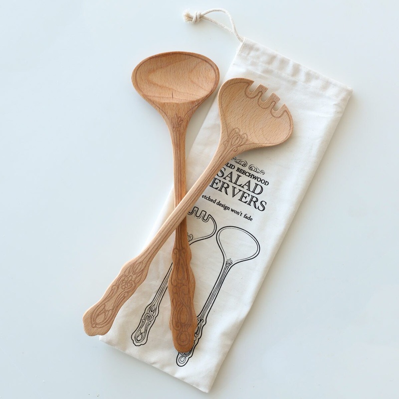 Beechwood Salad Servers