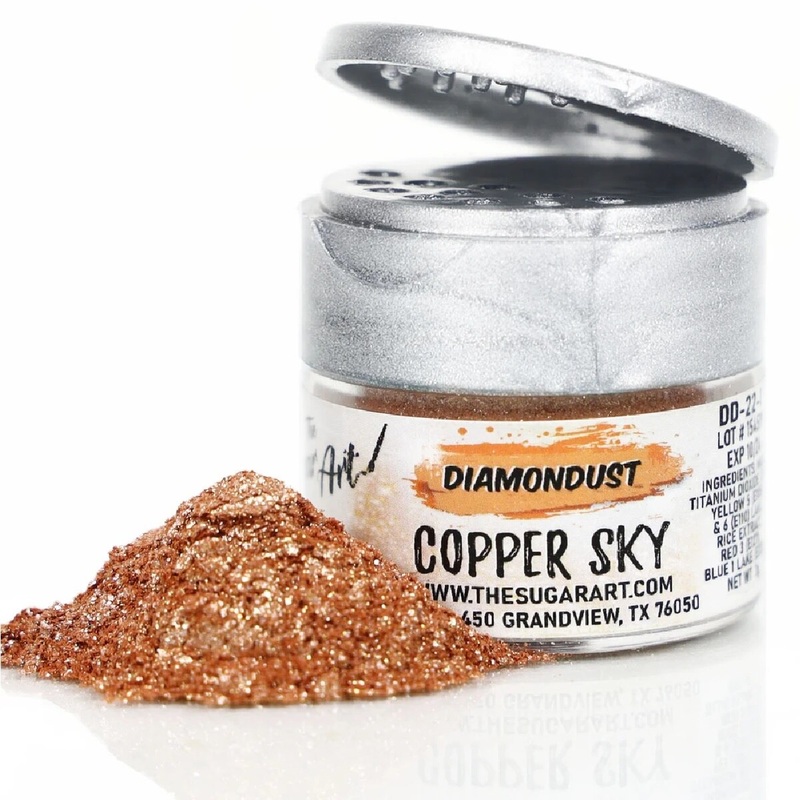 Diamond Dust Edible Glitter – Copper Sky