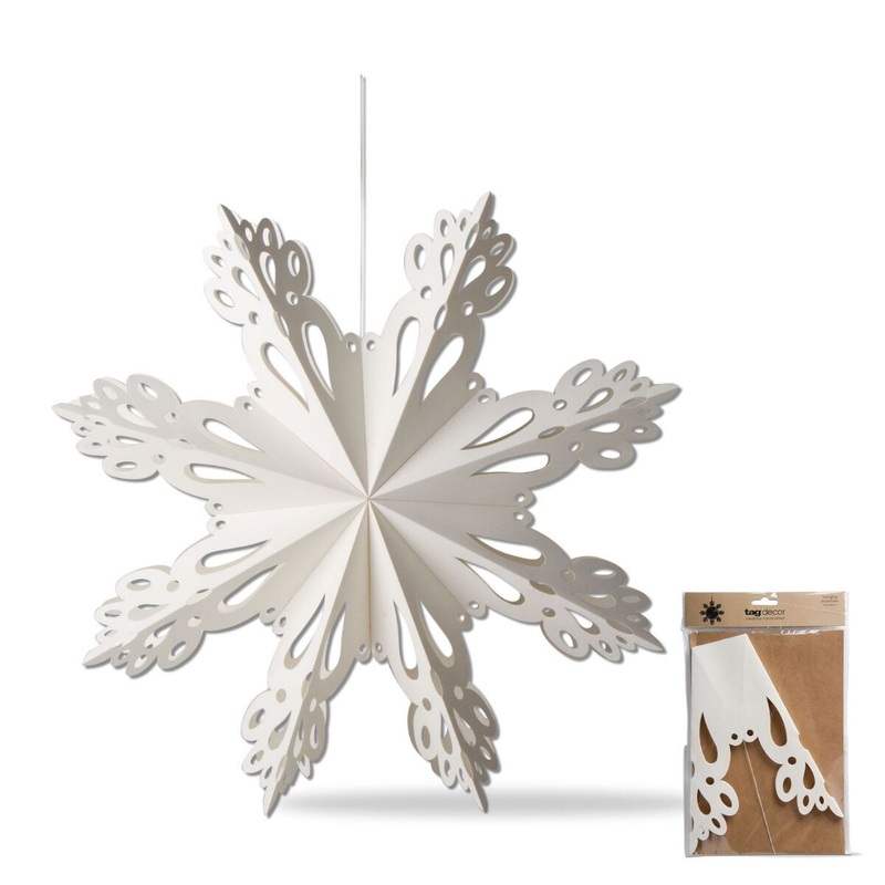 Snowflake Paper Hanging Decor