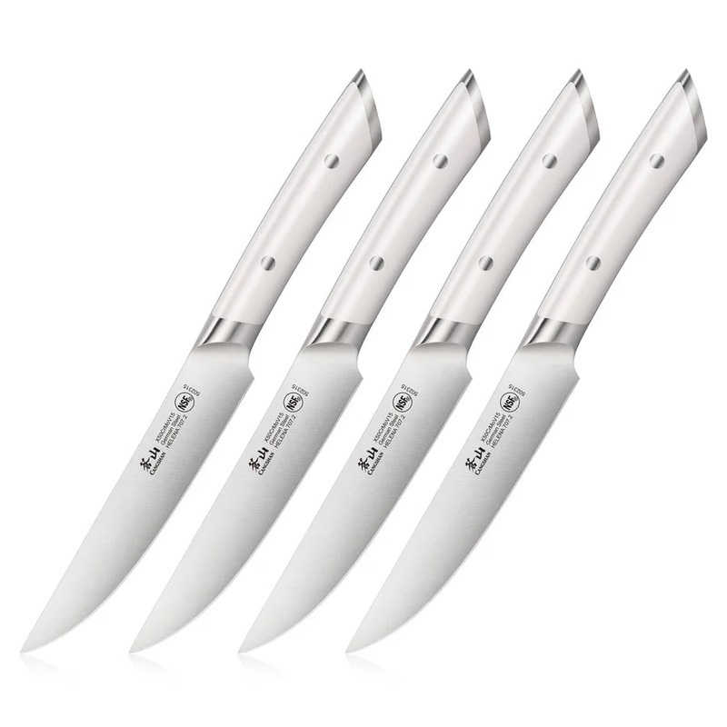 Cangshan Helena White Steak Knife Set 5″