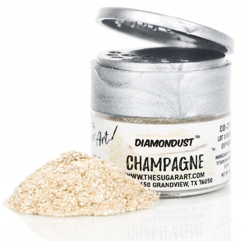 Diamond Dust Edible Glitter -Champagne