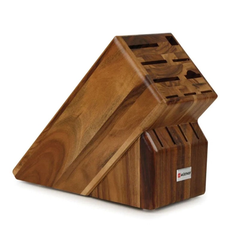 13-Slot Knife Block- Acacia