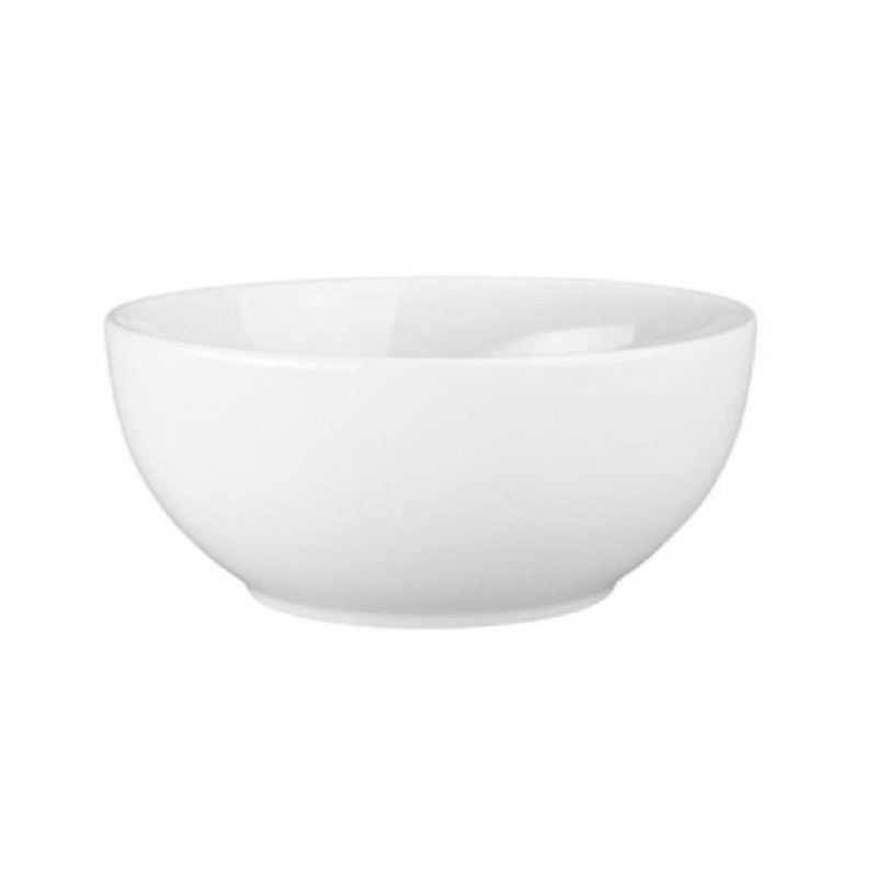 19 Oz White Porcelain Dessert Bowl
