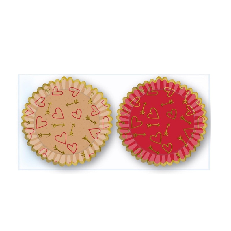 Baking Cups Mini Vday Comfort And Connect