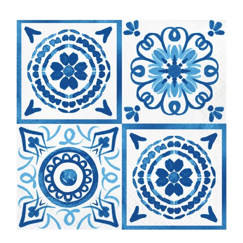 Blue Willow Luncheon Napkin