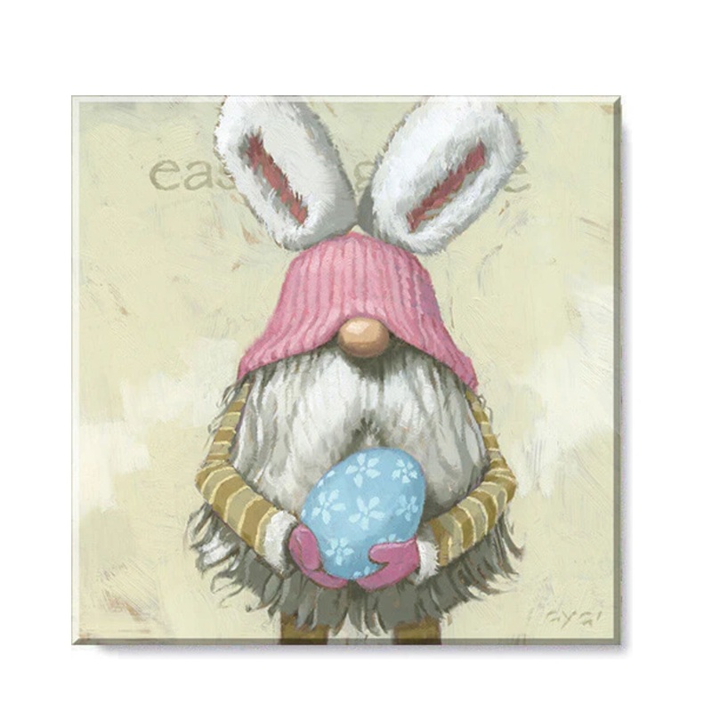 Wall Art Easter Gnome Giclee