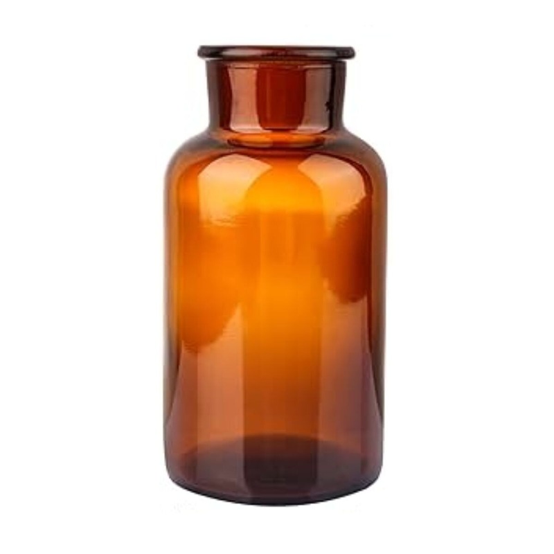 Amber Apothecary Vase- Large