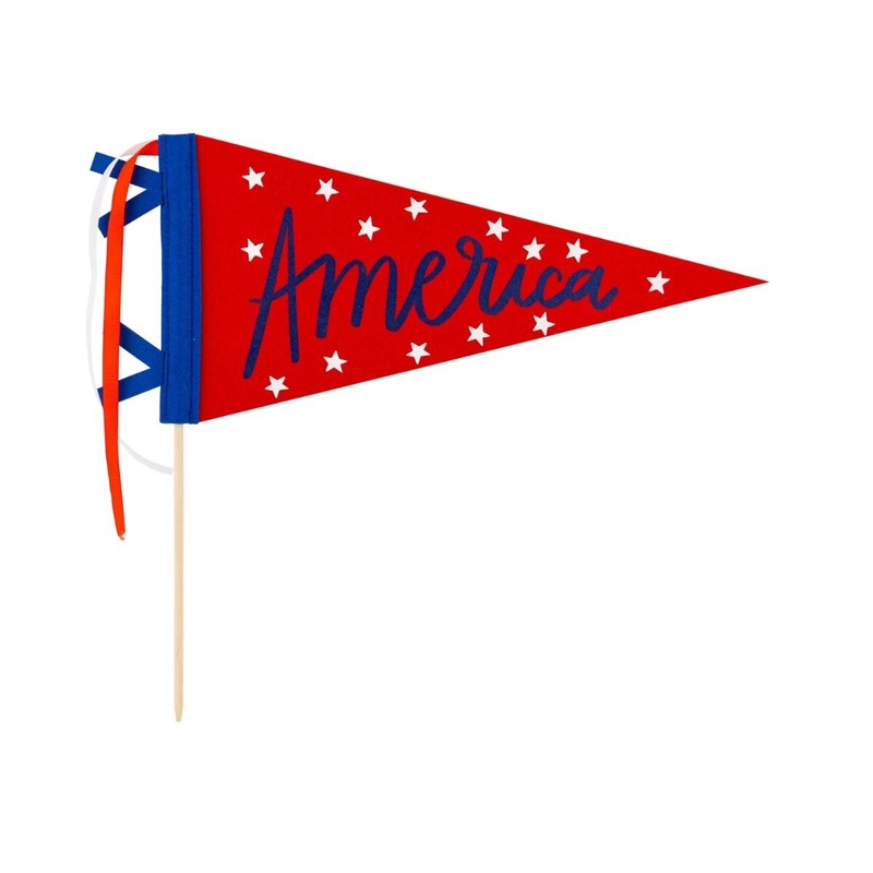 America Felt Pennant Banner