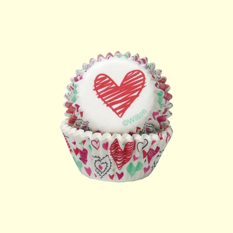 Baking Cups Mini Spread Love 100 Ct