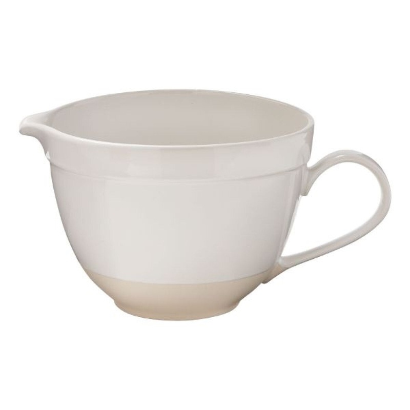White Bowl with Handle