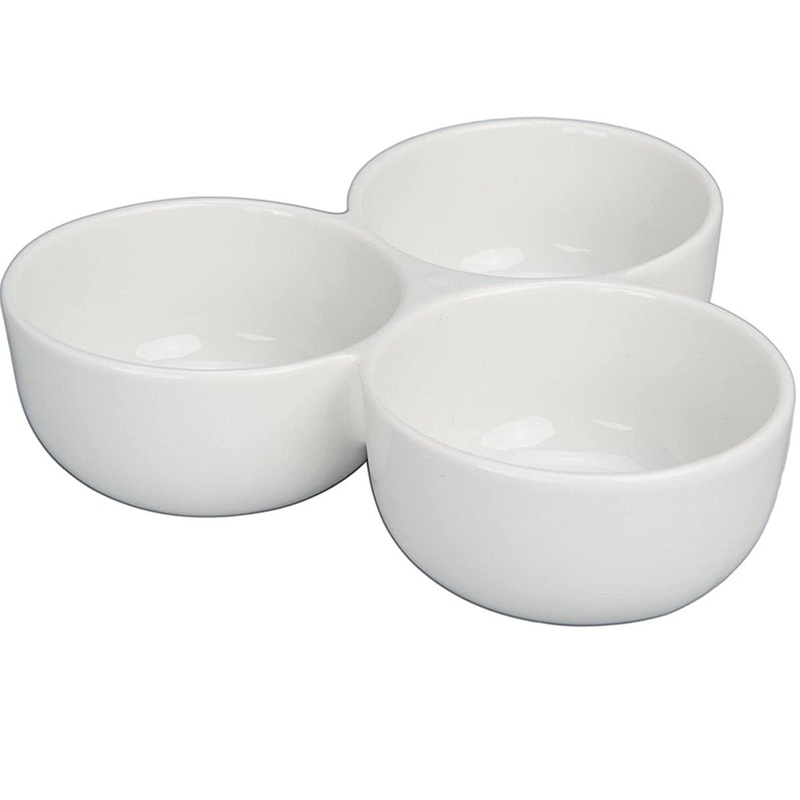 10oz 3-Section Dip Bowl