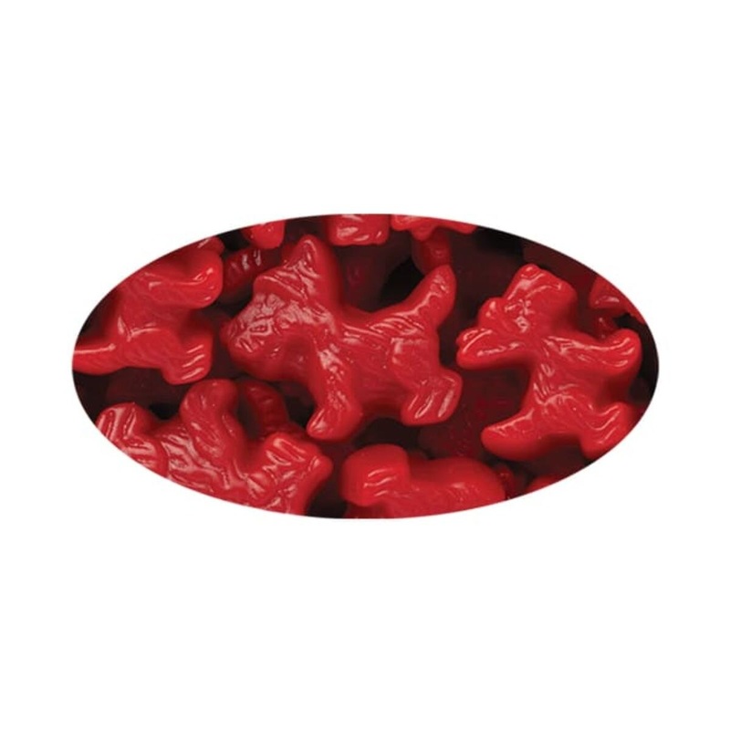 10 lbs Red Licorice Scottie Dogs