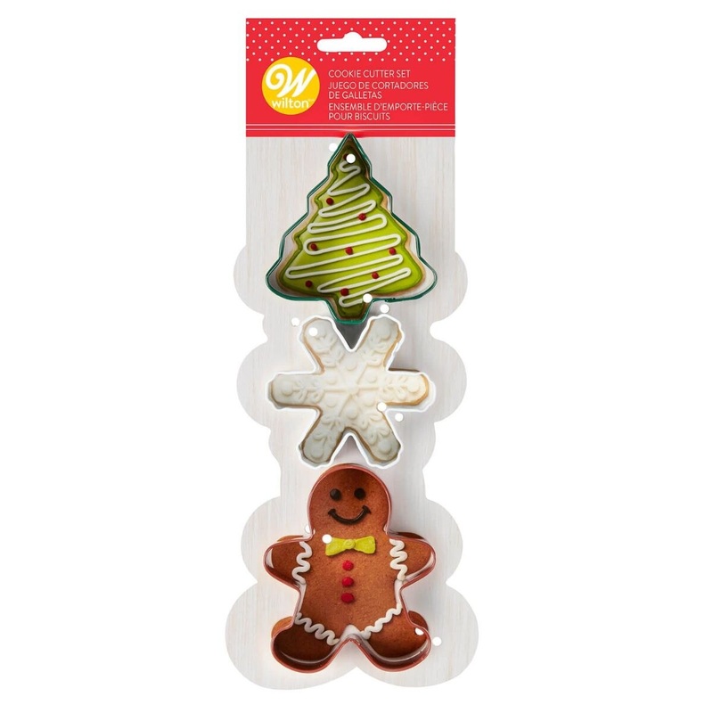 3-pc Christmas Colored Cutter