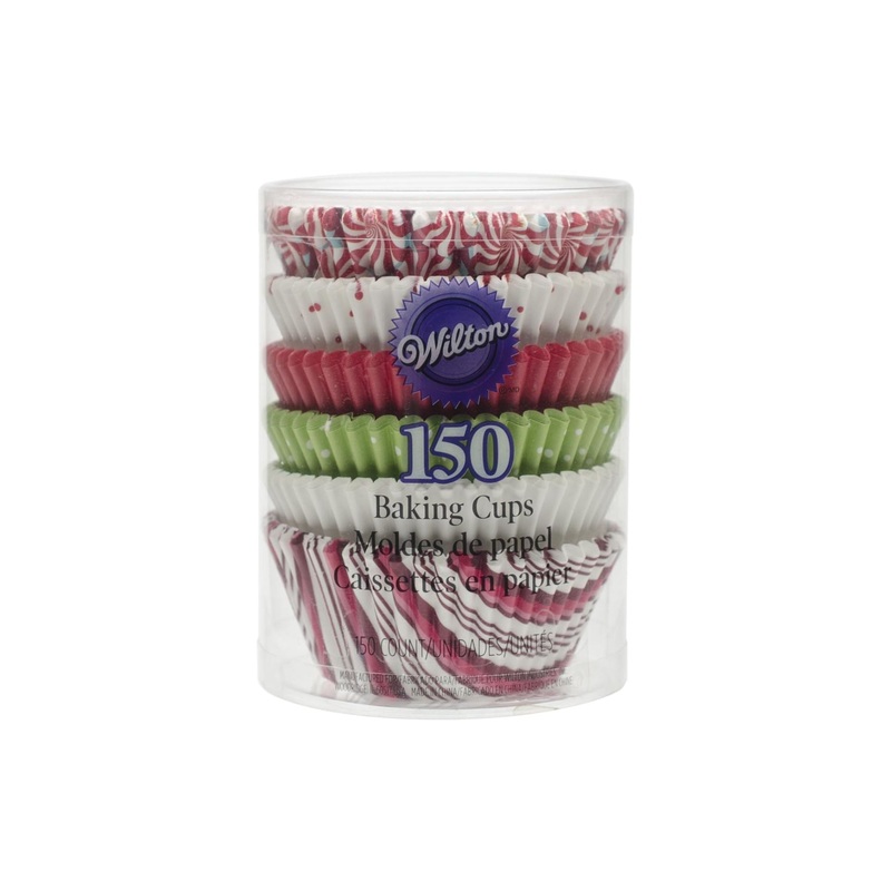 Baking Cups 150 Ct Holiday Assorted