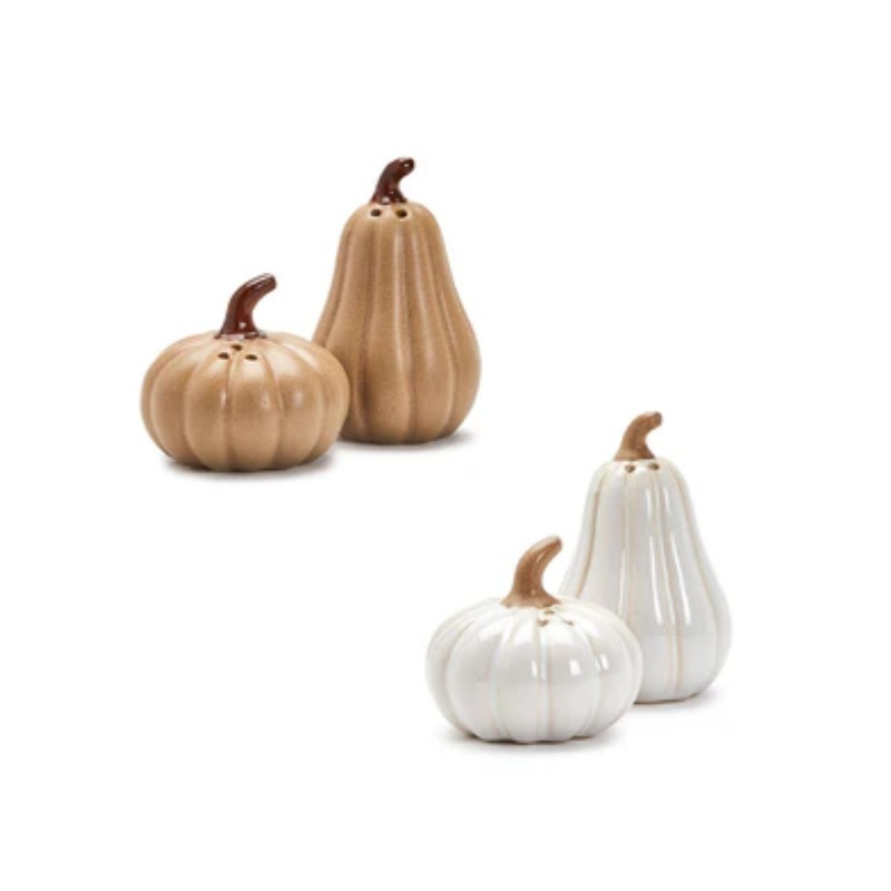 Salt/Pepper Shakers Pumkin & Gourd