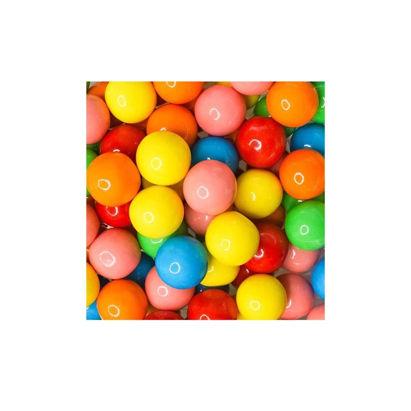 Assorted Colossal 1″ Gumballs – 14 lb. Case
