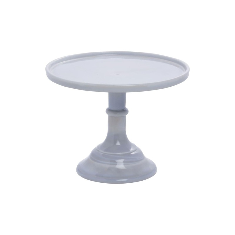 Cake Stand 9″ Grey Marble