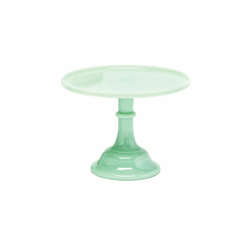Cake Stand Jadeite 10″